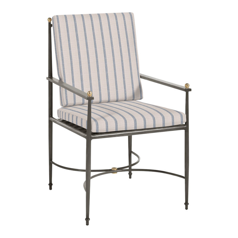Roma Patio Chair with Cushions, No Welt, Perigold Mixi Sky