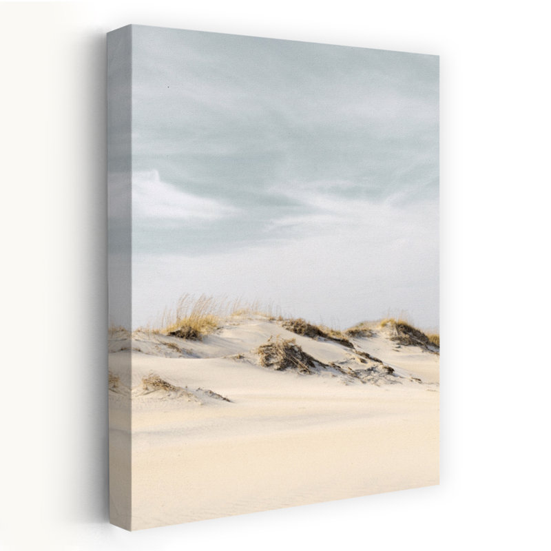 The Days, art abstrait de paysage côtier, H 24 po x l 16 po