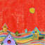 «Feathers X» par Parkins, reproduction sur toile tendue-446979728