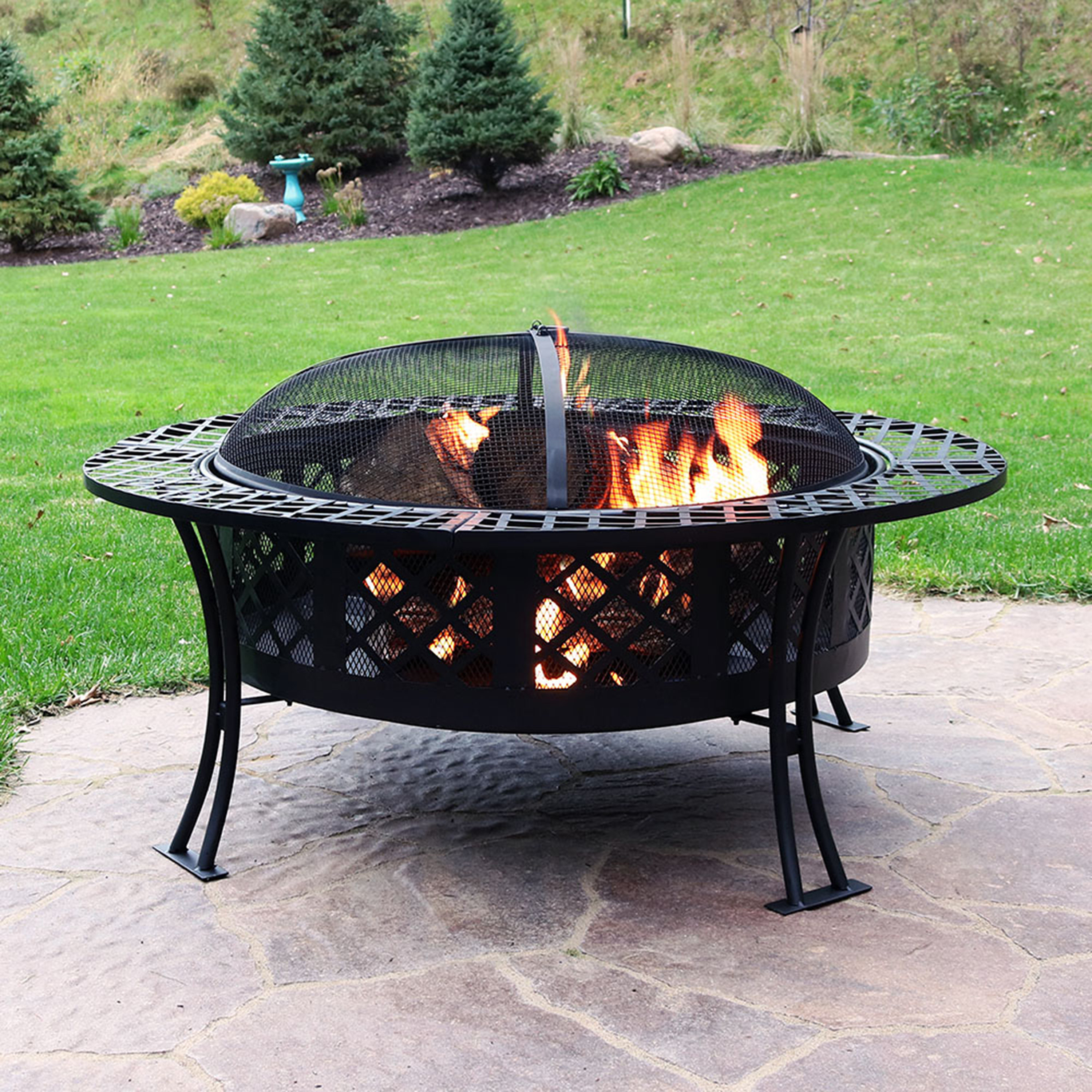 Red Barrel Studio Steel Wood Burning Fire Pit & Reviews - Wayfair Canada