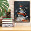  «Pile Of - Whales» par Doron David, art mural sur toile, 12 po x 16 po-610201183