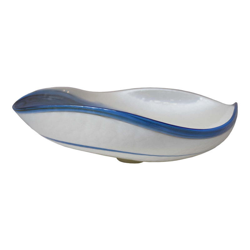 Murano Glass Specialty Vessel Bathroom Sink, Marina