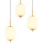 Axie 1 - Light Brass LED Pendant