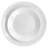 Gibson Courtyard 12 Piece Dinnerware Set In Opal Tempered Glass