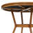 Rylan Indoor/Outdoor Commercial Bistro Set with Table and Four Chairs-2007204501