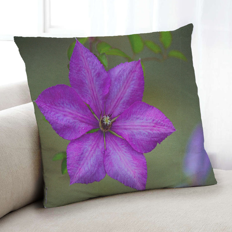 Coussin Color Focus, Microsuède