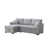 100 % polyester gris clair est en rupture de stock