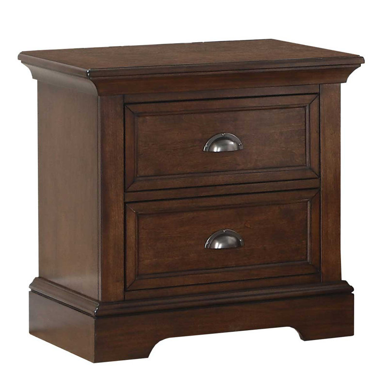 Huey 25'' W Nightstand, Hazelnut