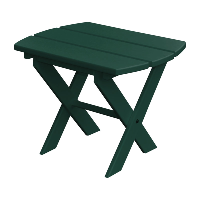 Table d'appoint pliante Anika, Vert pelouse
