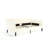 Elena Twin Size Beige Velvet Upholstered Daybed, Ribbed Tufted Backrest