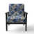 Cobalt Blue Brocade Victorian Pattern