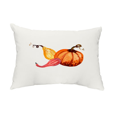 Housse et insert de coussin d'extérieur rectangulaire Gourd Pile