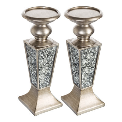 Creative Scents Schonwerk Pillar Candle Holder Set of 2