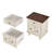 20.47"Vintage Nightstand With 2 Drawers And Roman Column Legs, Solid Wood Bedside End Table, Bedside Cabinet For Bedroom, Living Room-115293795-115293792
