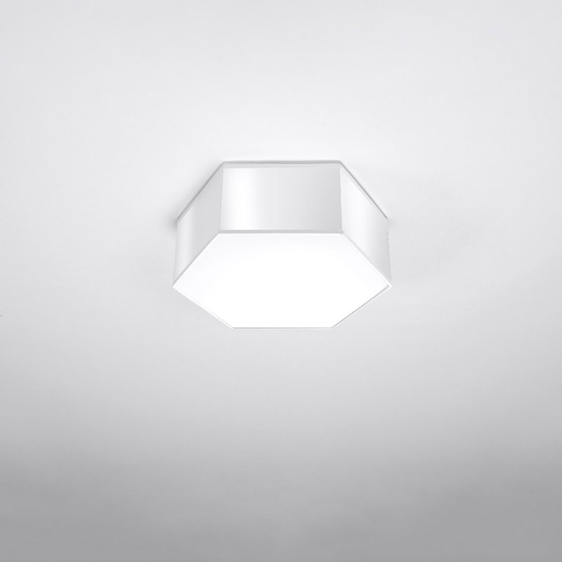 Lekhi Flush Mount, 11cm H x 30.5cm W x 26.5cm D, Biały