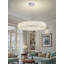 Mercer41 32" Modern Led Ring Crystal Chandelier Adjustable Dimming LED Pendant Light