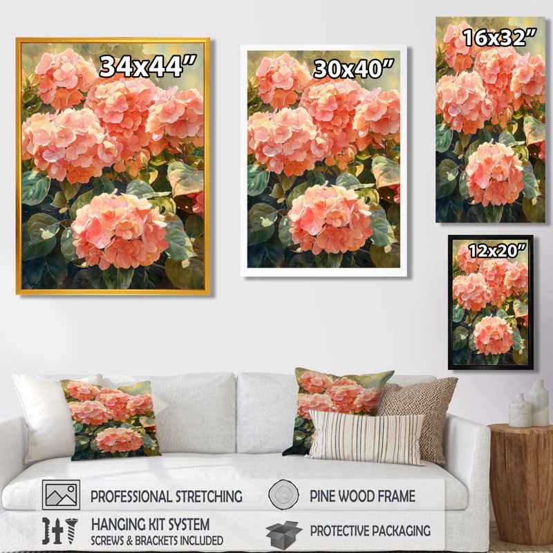Alderman - décoration murale florale, Toile tendue, Ne s’applique pas, H 20 po x l 12 po