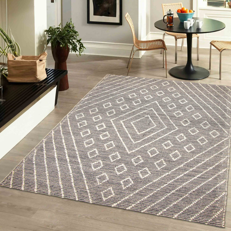 Tapis gris Sienna 5 pi 0 po x 7 pi 11 po