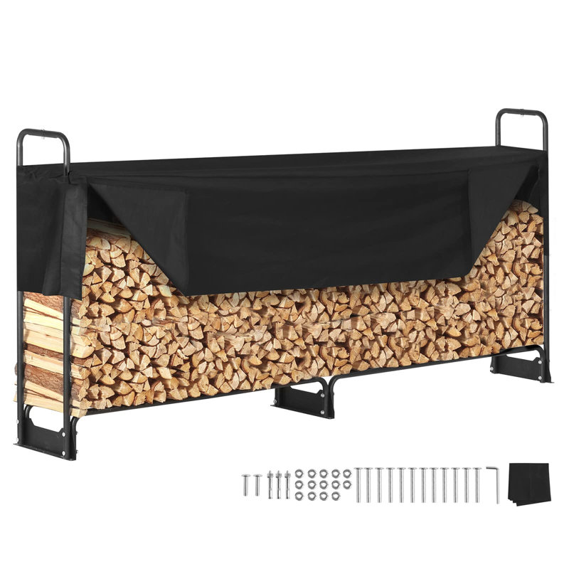 259cm W Metal Log Rack