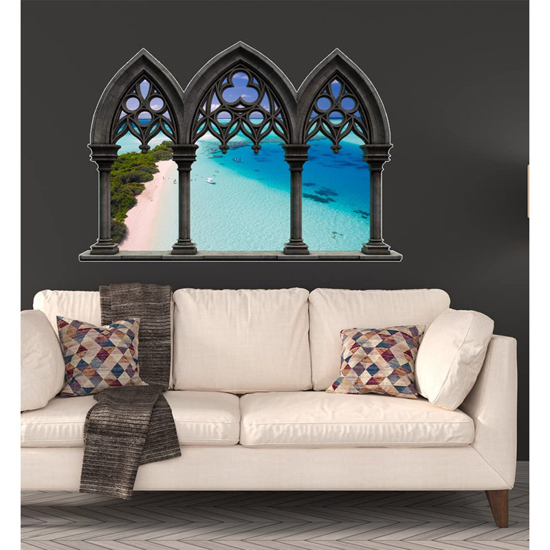 Landscape & Nature Non-Wall Damaging Wall Decal, 18" H x 24" W
