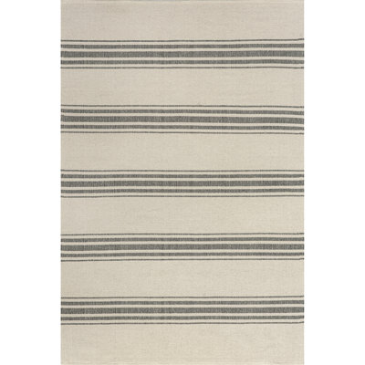 Aloizas Striped Cotton Area Rug