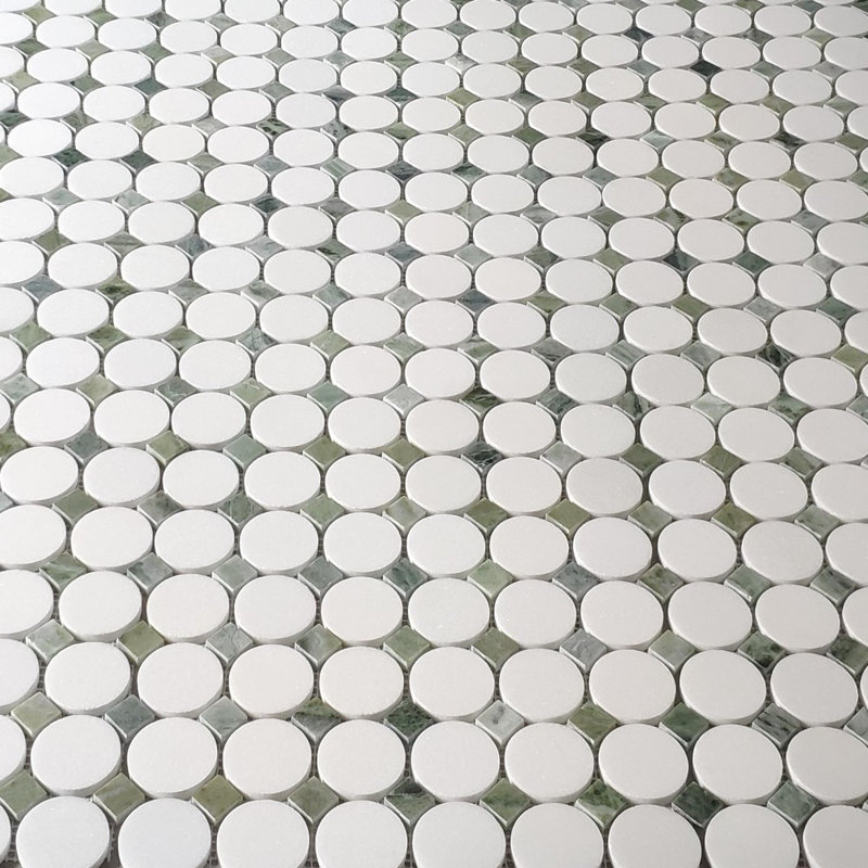 11" x 11" Marble Mosaic Wall & Floor Tile