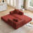 Modular Couch Sofa Bed For Apartment,Convertible Sofa Bed,Fixed-Shape Frame & Removable Armrests,Folding Mattress Couch For Small Spaces ,No Assembly-1682744667