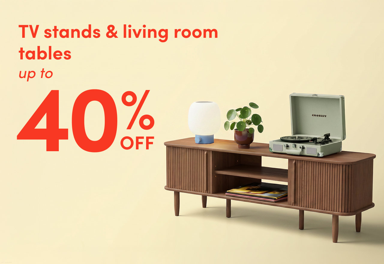 TV stand & living room table sale