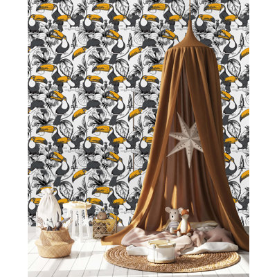 Rouleau de papier peint Baumbach Toucan Birds on a Perch