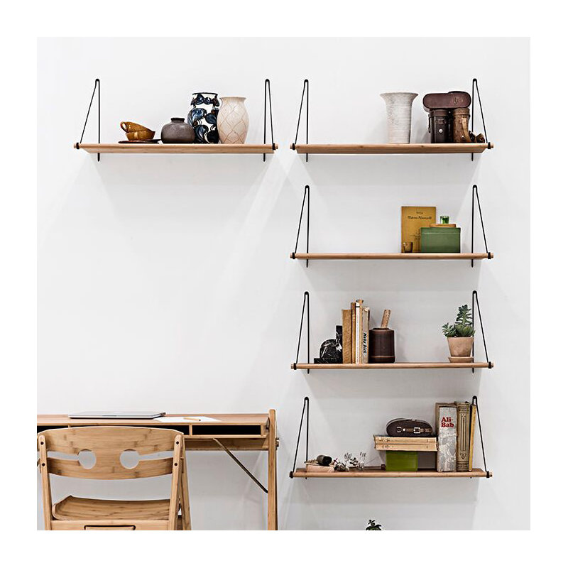 Shaun Bamboo Solid Wood Floating Shelf