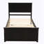 Lit plateforme avec lit gigogne simple-975025691