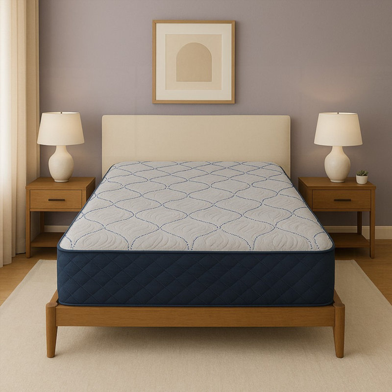 Grand lit Reston ComfortCare DreamLux Plush - aucun sommier requis, soutien solide, Queen