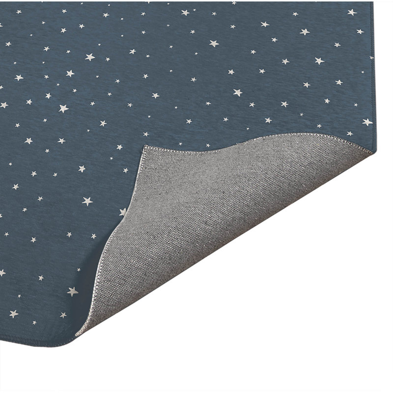 Tapis de cuisine antidérapant Vast Sky, Bleu, Rectangle 5 pi x 7 pi