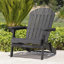Chaise Adirondack pliante en bois massif Kalicki-1043272018