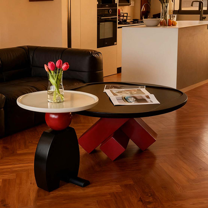 Artistic Round Coffee Table