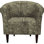 Fauteuil demi-tonneau en polyester Lau