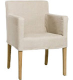 Avignon Linen Tufted Armchair