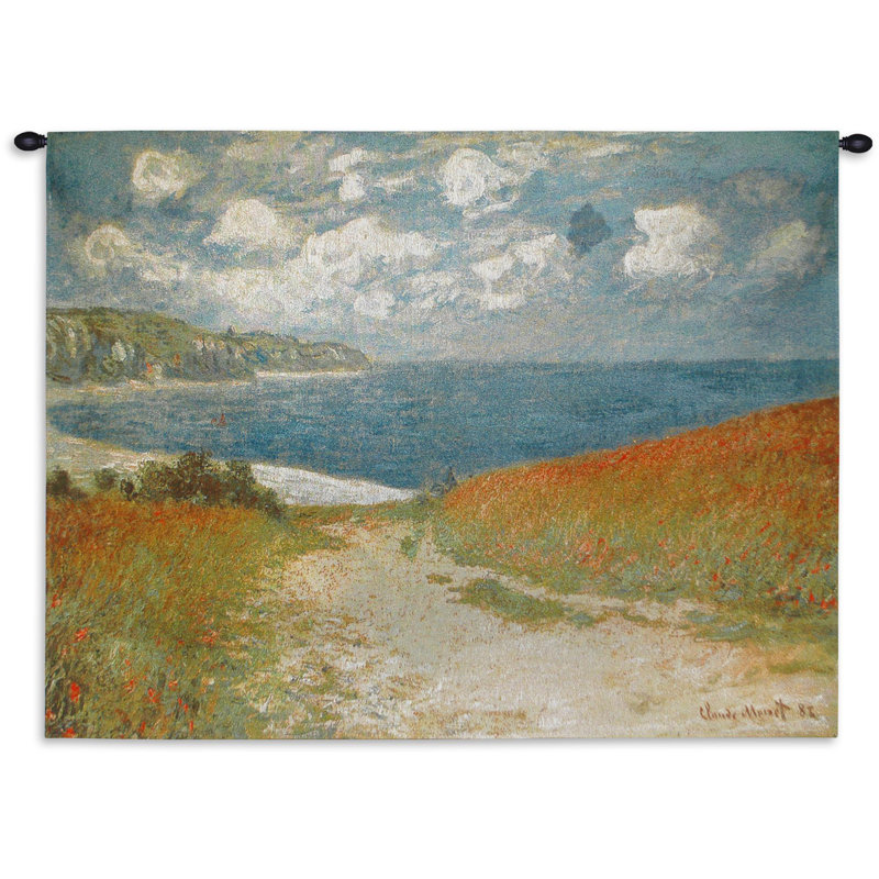 Chemin à travers la tapisserie de Pourville, H 30 po x l 40 po
