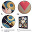 «Contemporary Pastel Radiating Pink Heart» - reproduction d'art sur toile-87375098-87375105