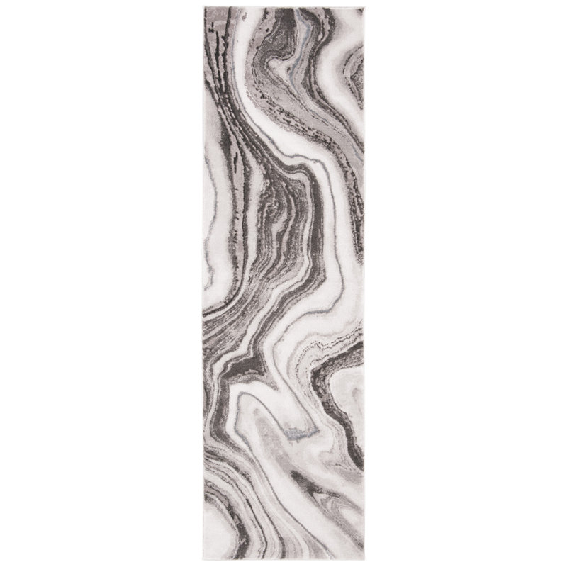 Ahanu Abstract Area Rug, Runner 69 x 244 cm