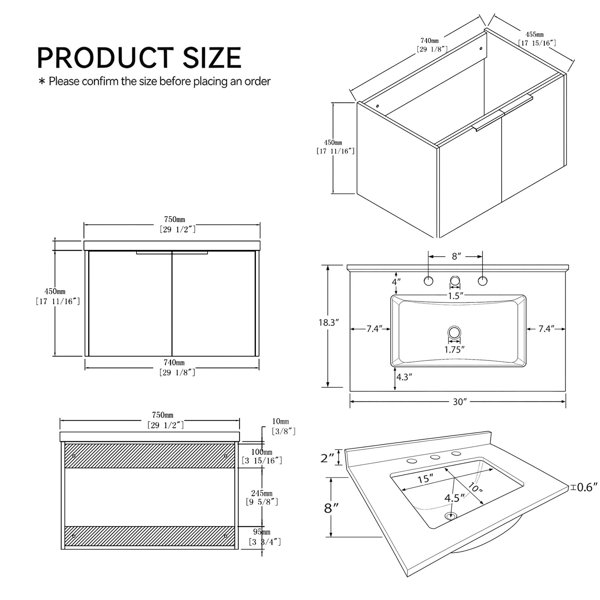Dimensions du produit