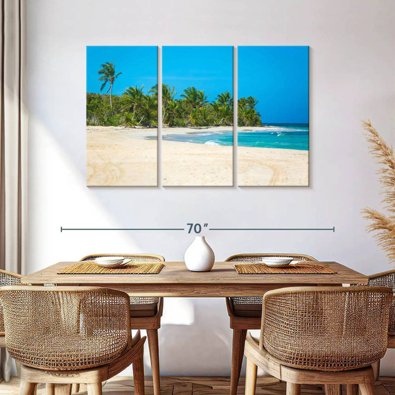 Senne White Shores Of Flamenco Beach, 36" H x 57" W
