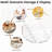 Mellinger Acrylic 6 Compartment Makeup Organizer