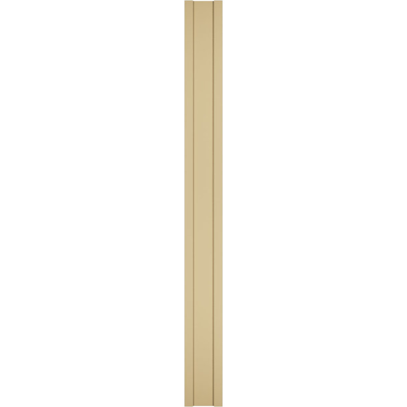 Pilastre en uréthane Signature avec majuscule et base, brun clair apprêté (la paire), 9 po x 96 po x 2 po, Standard