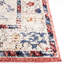 Tapis oriental en polypropylène tissé à la machine en beige / bleu / rouge Masias-2077431019