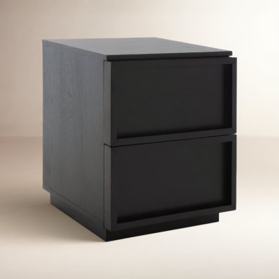 Hudson 2-Drawer 17.7" Nightstand