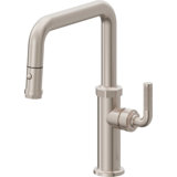 Descanso Kitchen Pull-Down Kitchen Faucet With Button Sprayer - Quad Spout