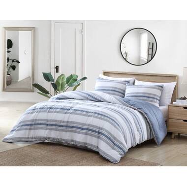 Nautica - Twin Sheet Set, Cotton Percale Bedding Set, Crisp & Cool, Stylish  Home Decor & Dorm Room Essentials (Whale Stripe Blue, Twin)