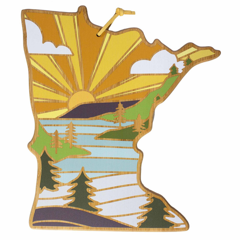 Minnesota Cutting & Serving Board with Artwork by Summer Stokes