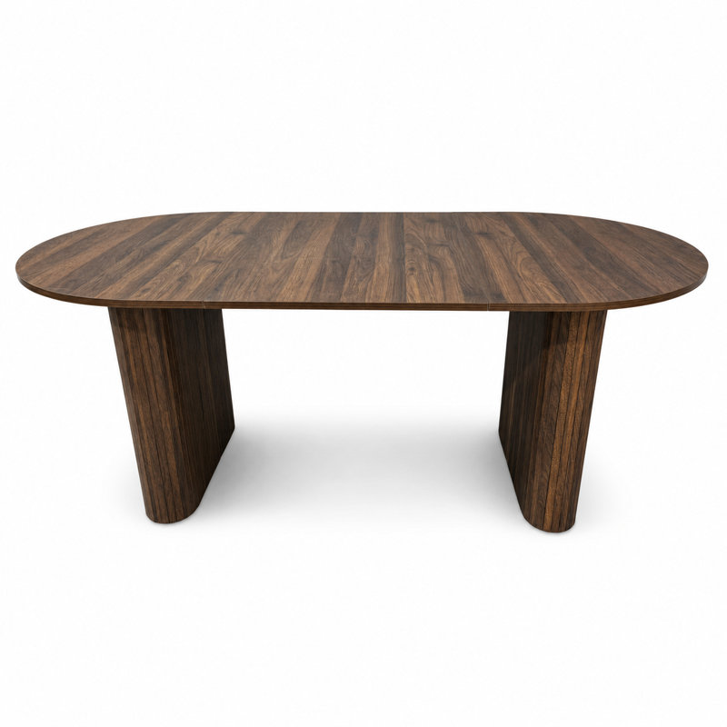 Table de salle à manger 70,8 po, Noyer brun